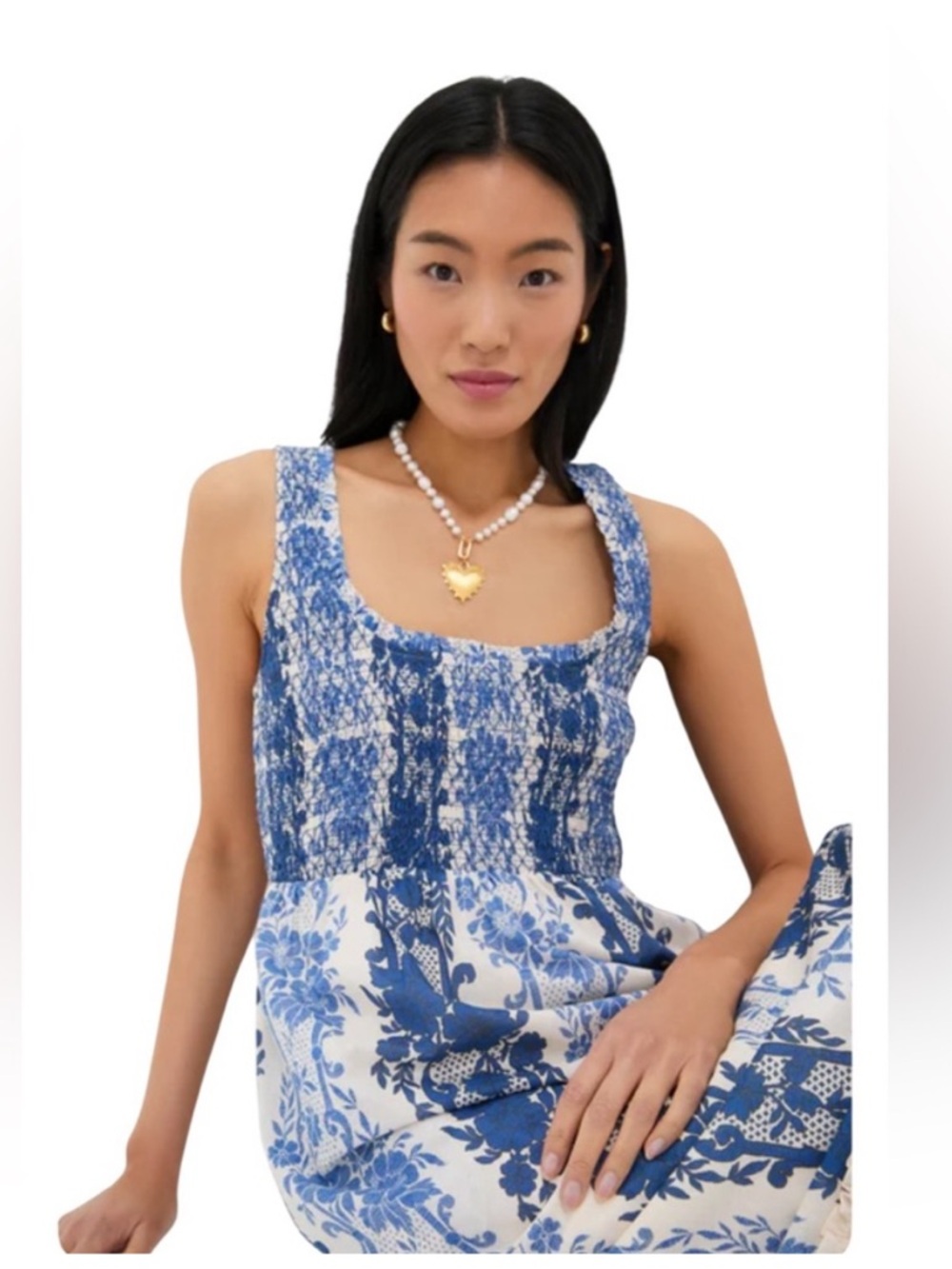 NEW Tuckernuck Bondi Blues Cotton Voile Mallie Dress. XS. NWT.